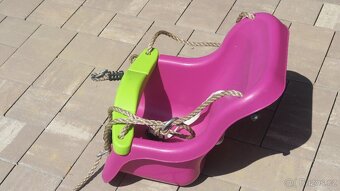 Houpačka plastová Baby Luxe tmavě růžová - 3