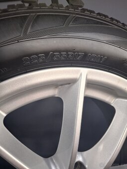 Alu kola BMW, 225/55 R17, zimní pneu - 3