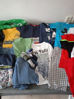 Balík oblečení na kluka velikost 116-122-128 - 3