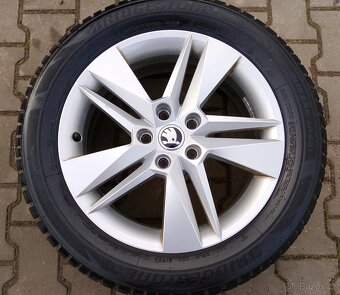 Zimní alu disky originální Škoda Superb III 5x112 R17 - 3