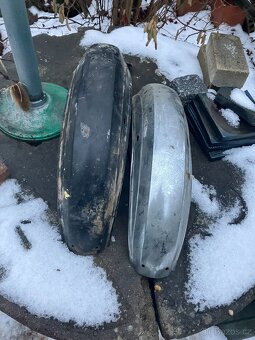 Jawa 350/638 a 350/634 zbytky stroje a doklady - 3