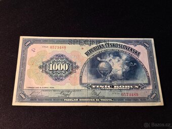 1000 korun 1932 PRVNÍ REPUBLIKA - 3