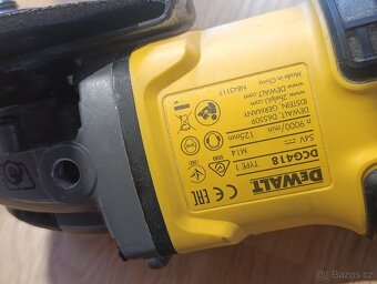 Bruska dewalt DCG418 TYPE1 - 3