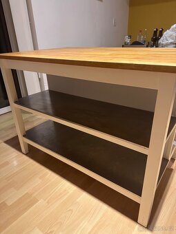 Kuchyňský ostrůvek- dub/bílý mat - 3