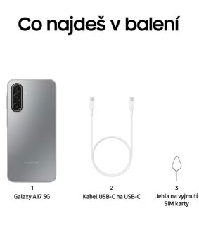 Samsung Galaxy A17 5G – nový, nerozbalený - 3