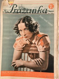 staré časopisy Pražanka a Hvězda z roku 1937 - 3