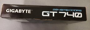 Nvidia Gigabyte GT 740 2 Gb, 1072/5400 Mhz s příslušenstvím - 3