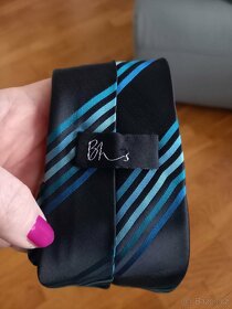 modro černá kravata - 3