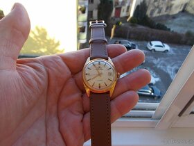 zlacene rare typ hodinky prim na export rok 1970 funkcni - 3