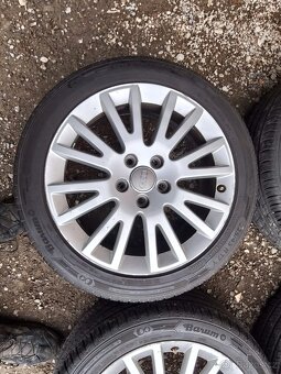 ALU AUDI originál 7,5x17 ET56 + letní 225/45/17 - 3