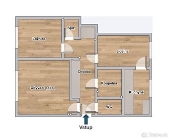 Prodej bytu, 3+1, 72 m2, Plzeň, Školní ulice - 3