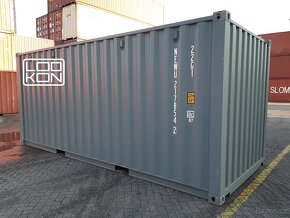 Lodní kontejner 20 DV 6m, ONE WAY RAL 7015 - NOVE - 3