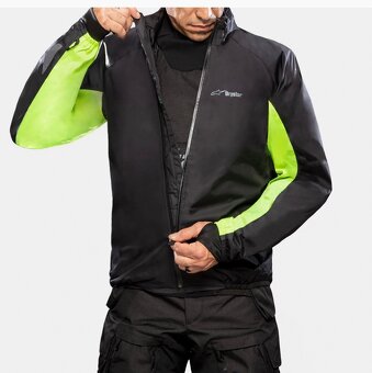 ALPINESTARS bunda HALO DRYSTAR dark khaki/sand/fluo yellow X - 3