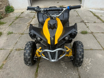 Dětská ELEKTRO čtyřkolka RENEGADE 1000W žlutá + vozík. - 3