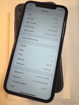 Apple iPhone 11 128gb kondice baterie 100% s kabelem Cena 4 - 3