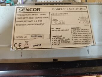 Autorádio Sencor - 3