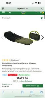 Spací pytel Extreme 5 Season Sleeping Bag - spacák na ryby - 3