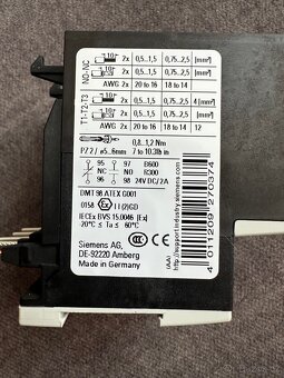 tepelné přetěžovací relé Siemens Sirius 3RU1116-1DB0 - 3