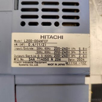 Frekvenční měnič HITACHI L200 použitý funkční - 3