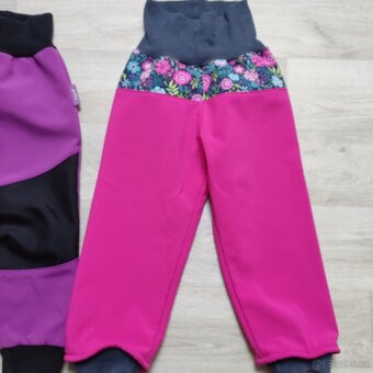 Softshellové kalhoty s fleecem UNUO 86/92 - 2 ks - 3