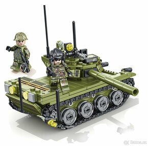 Rôzne tanky + postavičky - typ lego - nové, nehrané - 3