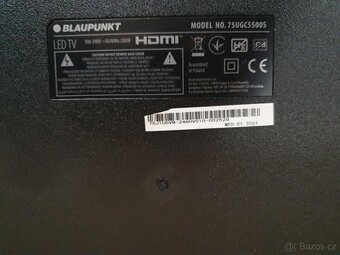 75” Televize Blaupunkt 75UGC5500S – prasklá obrazovka - 3