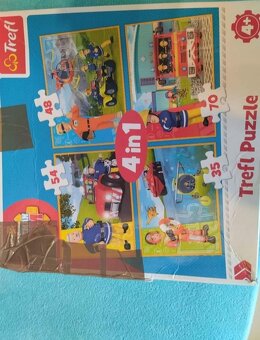 Puzzle Požárník Sam 4 v 1 - 3