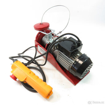 Elektrický lanový naviják kladkostroj 150/300kg - 3