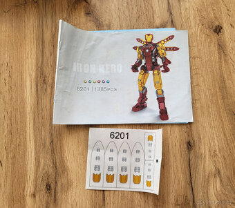 Ironman hero, stavebnice ne lego, marvel, postava - 3