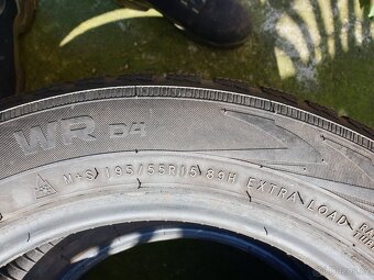 195/55-15 89H XL Nokian WR D4 zimní vzorek 7mm - 3