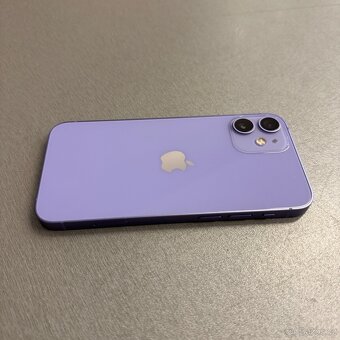 iPhone 12 mini 128GB purple, pěkný stav, 12 měsíců záruka - 3