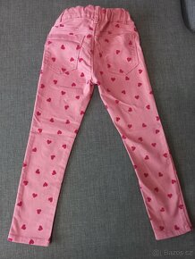 Prodám dlouhé dívčí kalhoty 5-6 let (116 cm) - 3