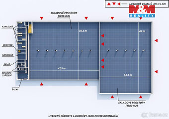 Pronájem výrobního objektu, 1866 m², Volduchy - 3