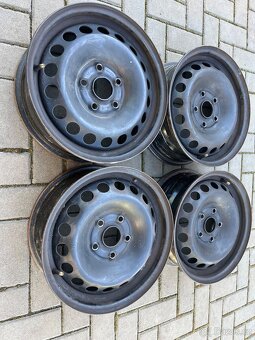 4x plechové disky 5x112 R15 vw, audi, škoda, seat - 3