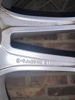 20" Alu kola PORSCHE CAYENNE, 10,5Jx20 ET64 + 9Jx20 ET5 - 3