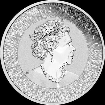 Stribrna mince Kangarro 1oz 2023,rarita,vyrazen rok panování - 3