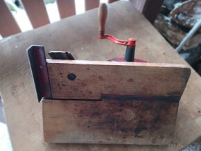 Starožitný litinový kráječ Alexanderwerk - 3