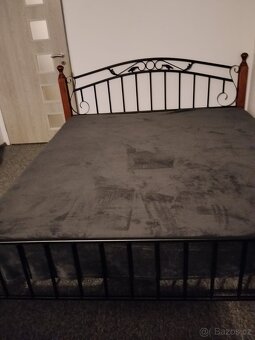 Kovová postel+ matrace ZDARMA - 3