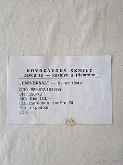 Retro lis na těsto - 3