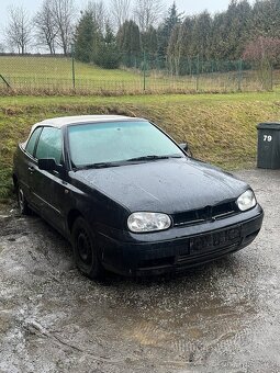 Prodám Volkswagen golf cabrio 1.6 - 3