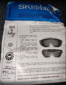 retro lyžařské brýle OKULA (včetně 3 výměných hledí) - 3