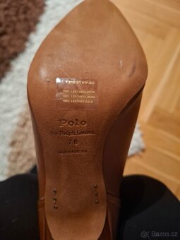 Kožené kozačky Polo Ralph Lauren vel.36 - 3