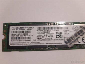 MVMe M.2 Samsung 256 GB - 3