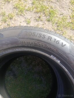 Prodám 205/55R16 2ks letní pneu vzorek 95%cena za 2ks - 3