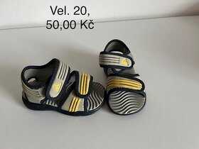 Papučky, sandálky pro nejmenší - vel. 20, kluk - 3