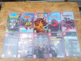 nintendo switch hry diablo walkging bus pac-man tintin dark - 3