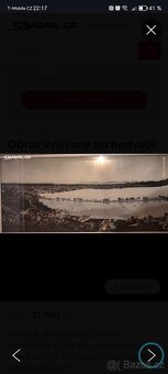 Obraz vyšívaný do hedvábí ČÍna r. 1955 Mao Ce tung - 3