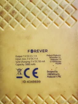 Solární powerbanka 5000mAh - 3