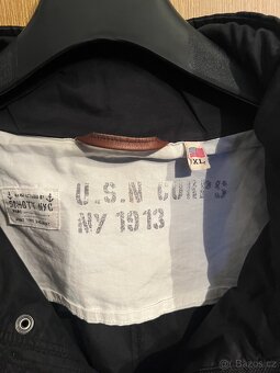 Černá pánská “vojenská” bunda Schott NYC - 3