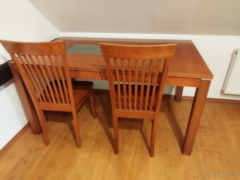 Jídelní stůl,židle,konferenční stolek, set - 3